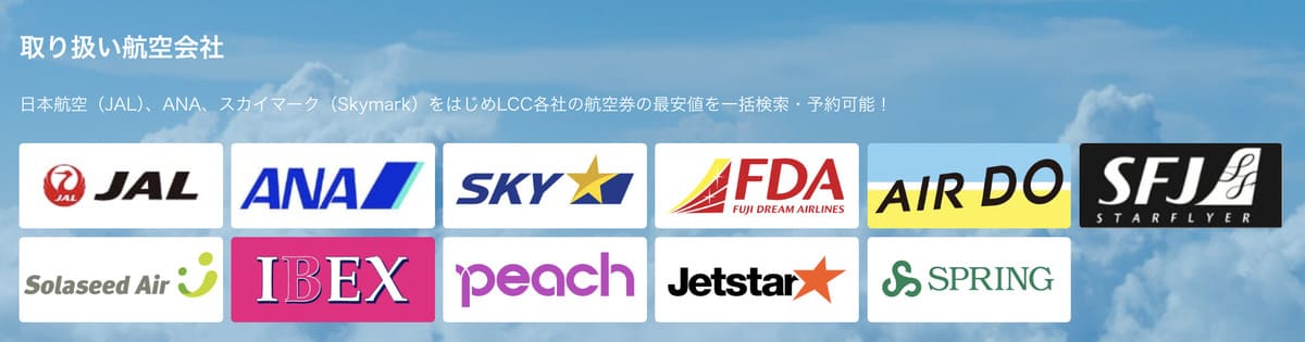 早割航空券でお得