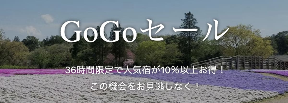一休.comの4と9のつく日「GoGoセール」