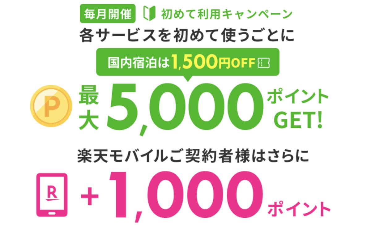 初めて利用キャンペーン