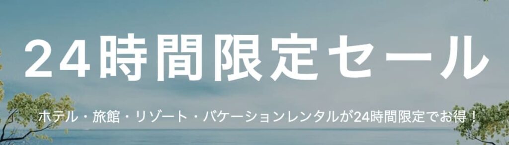 24時間限定セール